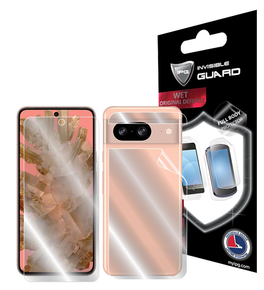 Protection hydrogel Google Pixel 8 pour ecran et dos sans bulles - 8