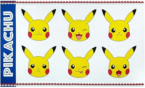 Robert Kaufman Pokemon Pikachu - Tela de edredón de 24 pulgadas, multicolor