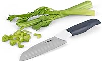 Vista 13 de Zyliss E920209 - Cuchillo para tallar cómodo, 7.3 in/7,25 pulgadas, acero inoxidable japonés, negro/blanco, cuchillo de cocina/cuchillo de carne