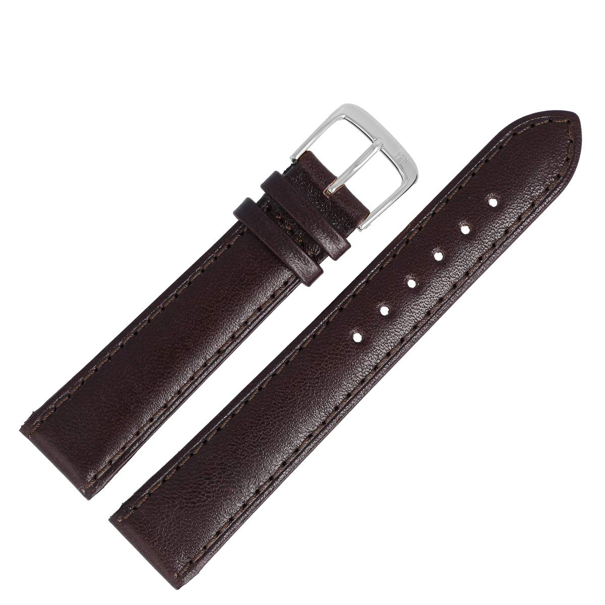 MARBURGER Uhrenarmband 12mm Leder Glatt - Werkzeug Montage Set 80712