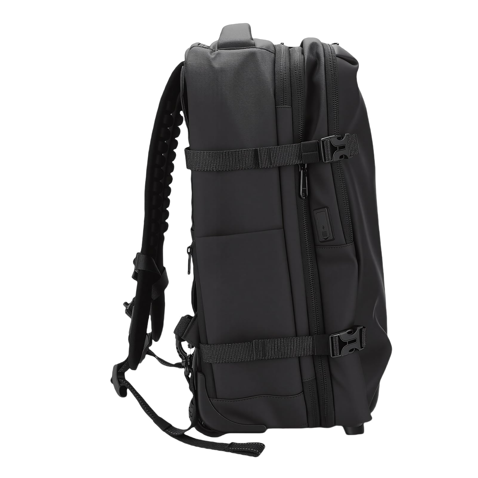 Vacuum Rolling Backpack 25L 30L 60L Rozszerzalna Wodoodporna Torba na Kółkach z Zamkiem Szyfrowym na Podróż i Wyjazdy Służbowe