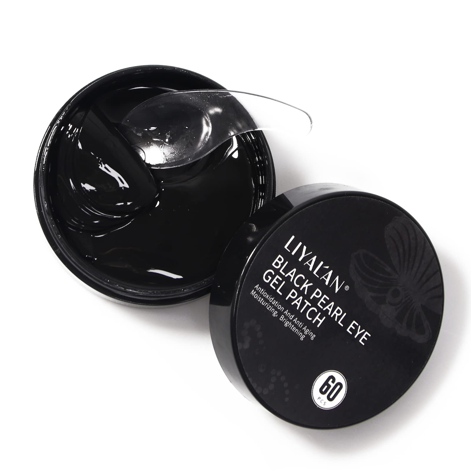 LIYALAN Blackpearl Under Eye Patches for Dark Circles and Puffiness Eye Mask Skin Care Products for Puffy Eyes Beauty for Women 60Pcs