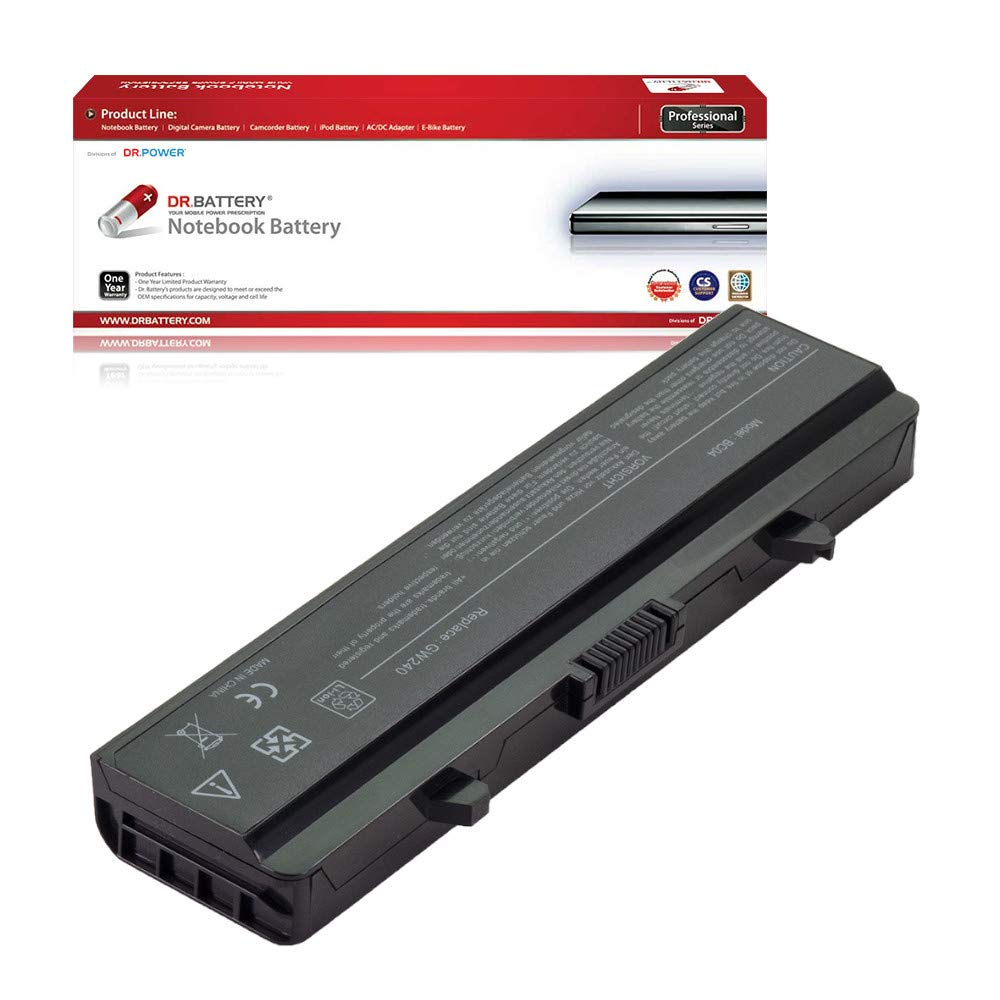 DR. BATTERYGW240 X284G Battery Compatible with Dell Inspiron 1545 1525 1526 1546 PP29L M911 M911G RN873 GP952 RU586 C601H G617H XR697 312-0844 312-0625 [14.8V / 33Wh]