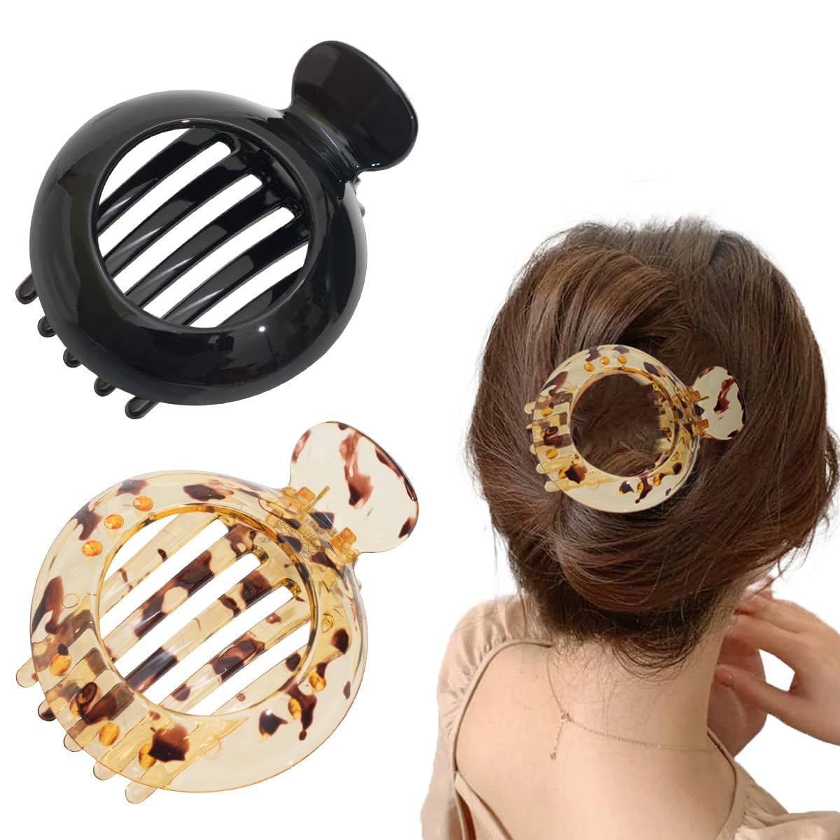 2 Pieces Flat Hair Clips