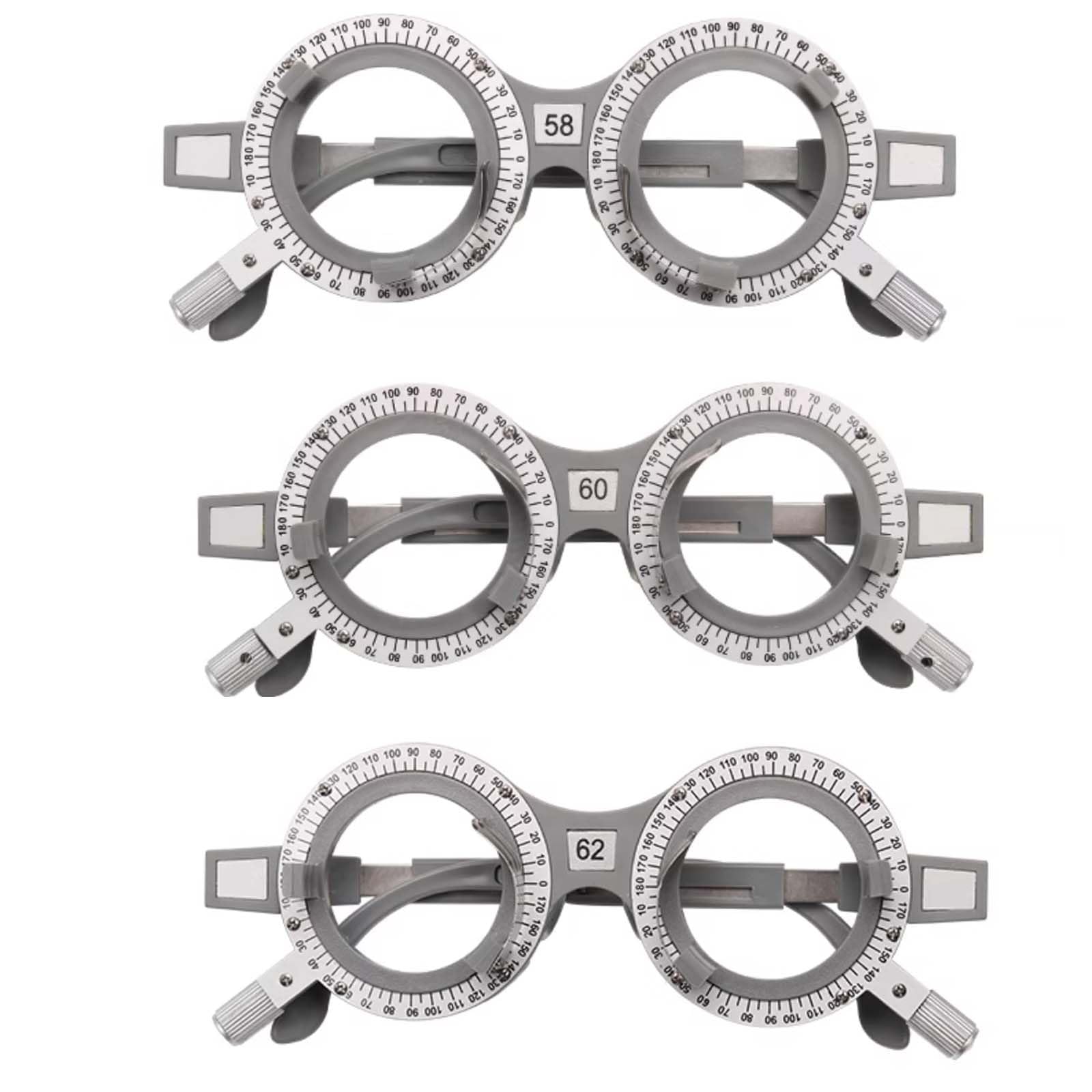 Prueba de Montura de Prueba de Optometría PD58-66 para Gafas, Inserto de Montura Ajustable para Gafas, Equipo para Gafas
