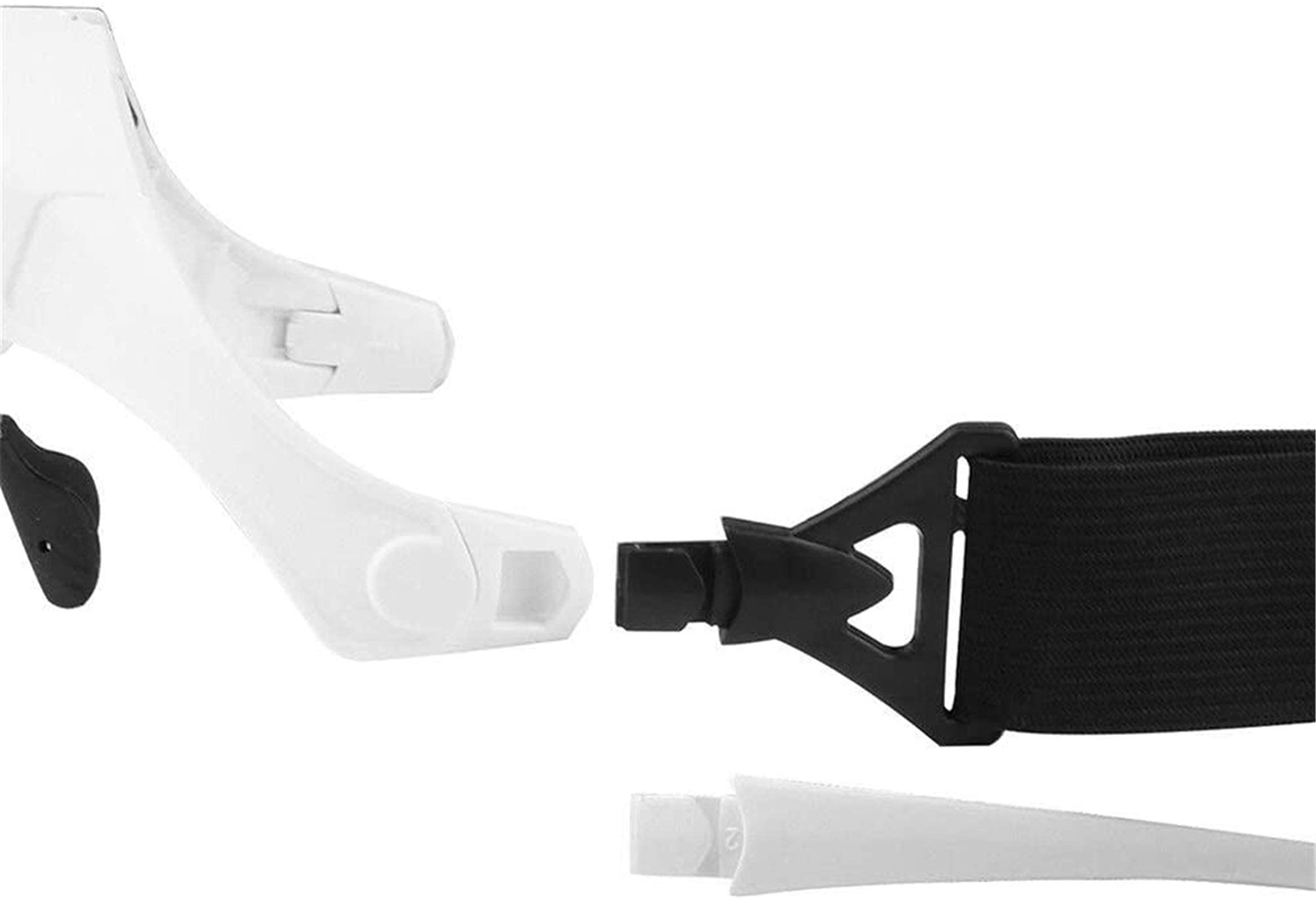 Lupa de Diadema, Gafas de Aumento con luz para la Cabeza, Lupa de Diadema con 5 Lentes de 1.0X a 3.5X con Soporte Ajustable y 2 Luces, Herramienta de Aumento para Lectura de Joyas.