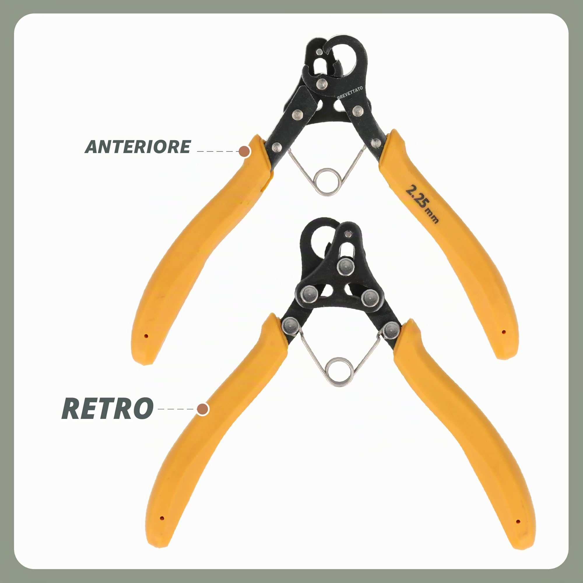 The Beadsmith Original One Step Looper: crea e rifinisci anelli uniformi da 2,25 mm per la creazione di gioielli, utilizzabile con filo da artigianato da 24-18 g (brevettato)