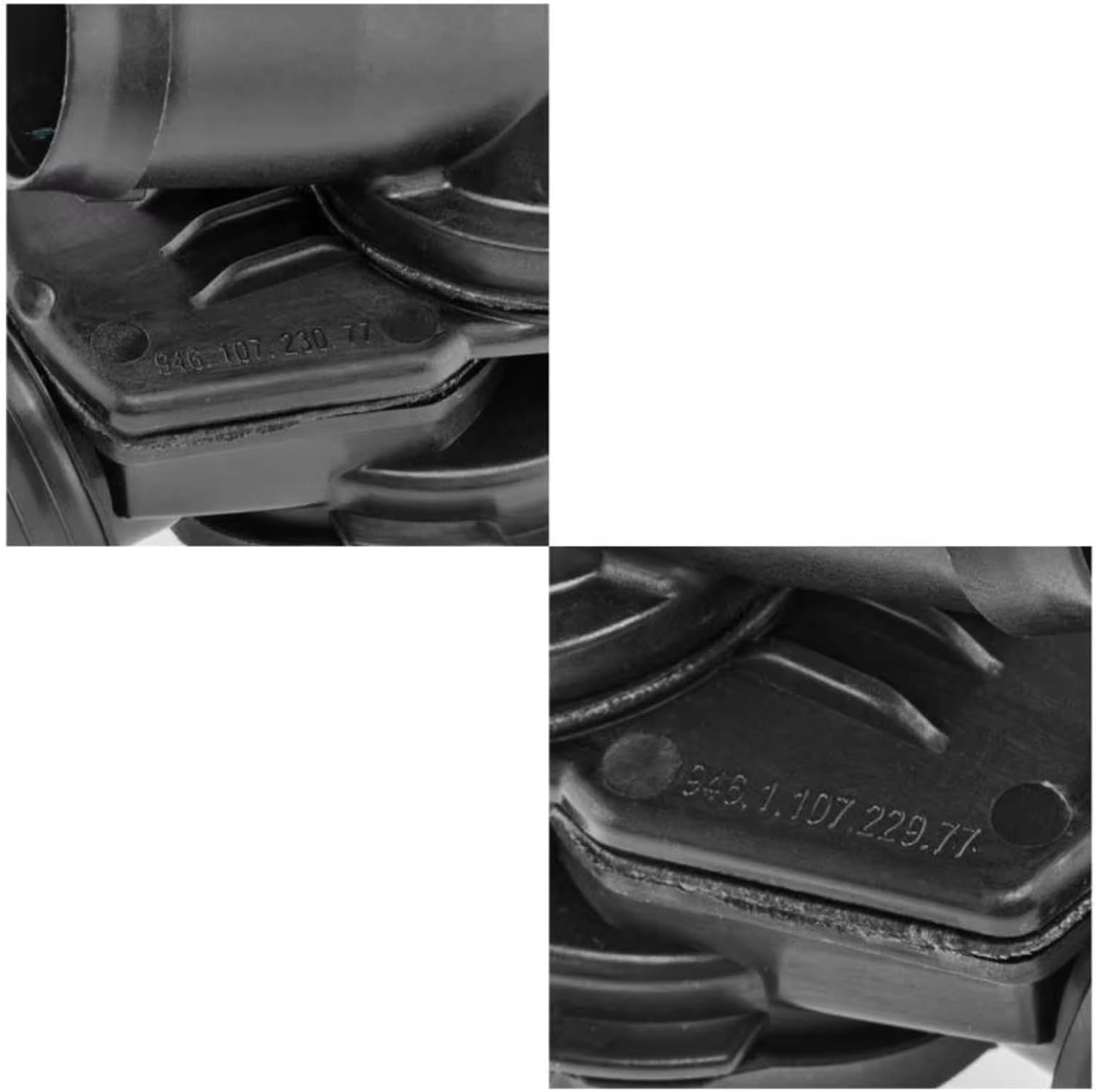 Crankcase Bleed Hose For Porsche For Cayenne 2015 Left Right Crankcase Pressure Vent Valve OEM: 94610722977 94610723077