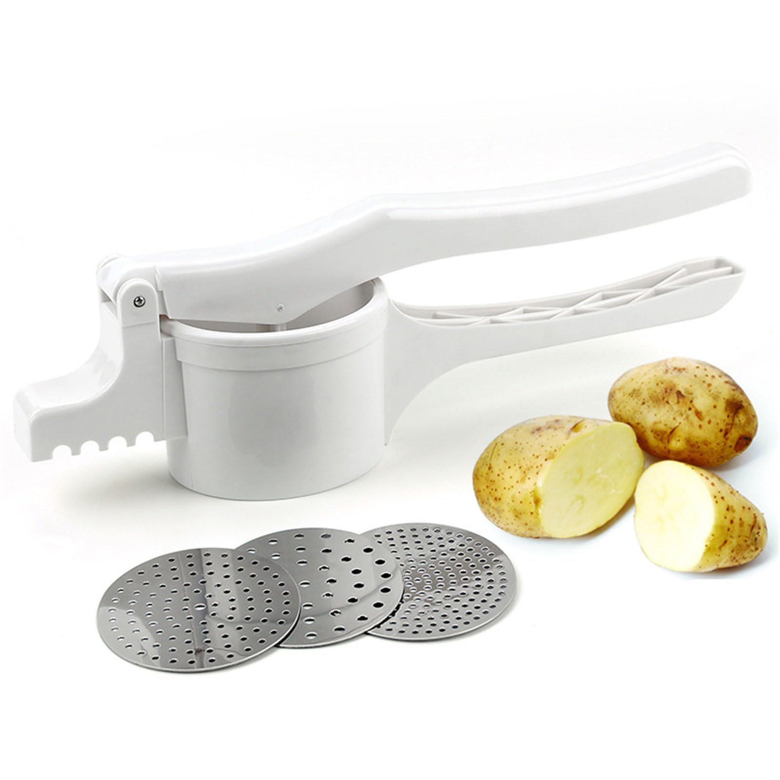 Presse à Purée Manuelle En ABS - Pour Purée Lisse, Salades De Pommes De Terre, Facile à Utiliser Et à Nettoyer