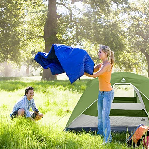 Camping Tent with Rainfly, 2/4/8 Person Tent,Waterproof Windproof Family Tent with Mesh Windows, Easy Set Up for Hiking and Outdoor for All Seasons image 4
