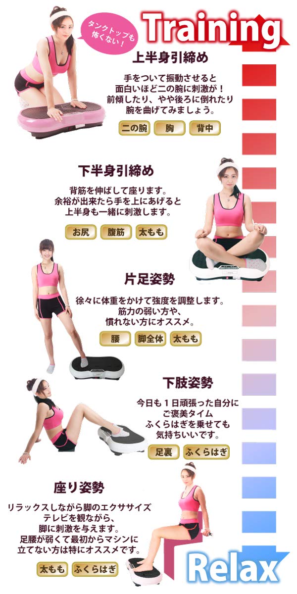 Amazon | ダイエット 振動マシン ぶるぶる ブルブル振動マシン
