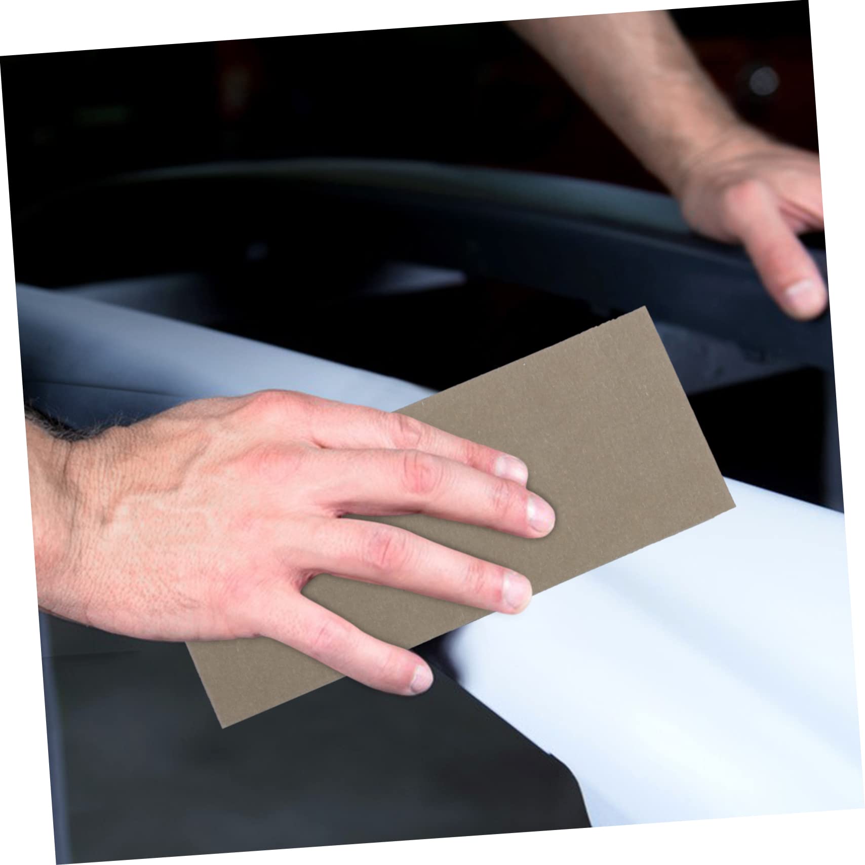 PartyKindom 75pièces Papier Abrasif Étanche Et Sec Feuilles De Ponçage Assorties Pour Métal Et Grit Pour Polissage Finition