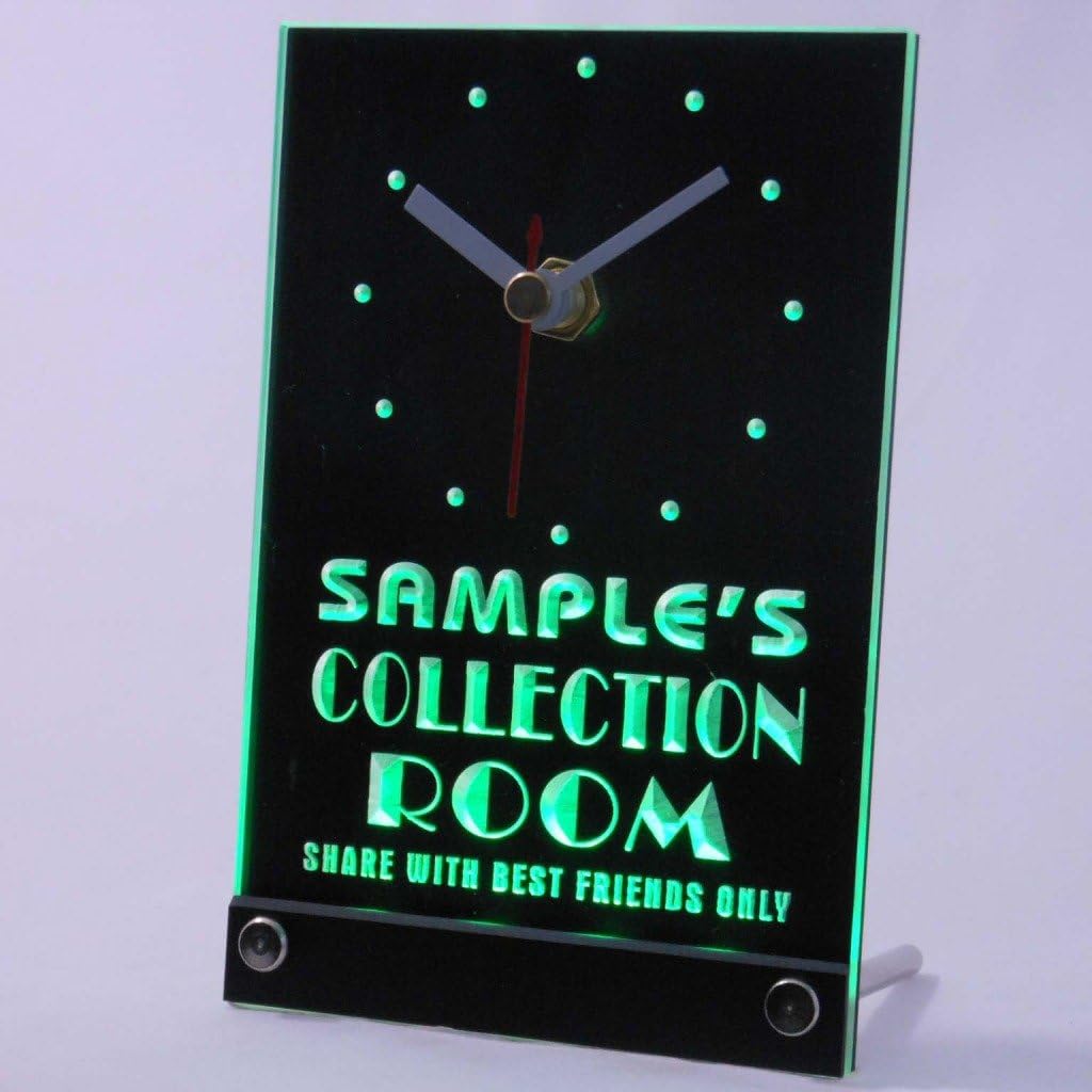 ADVPRO tnctn-tm Personalized Custom Collection Room Decor Neon Led Table Clock