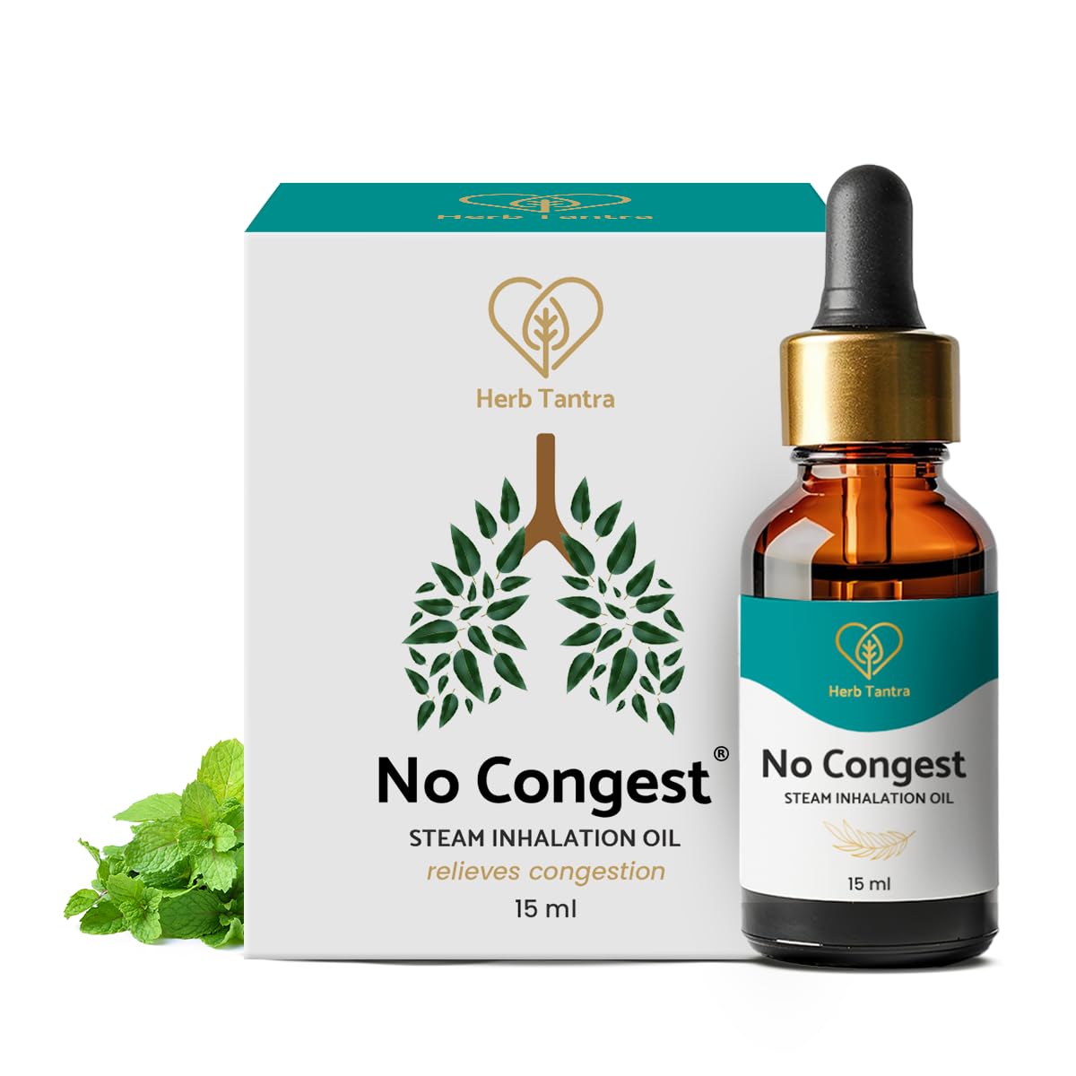 - No Congest Steam Inhalation Oil | Eucalyptus, Peppermint Essential Oil for Cold, Cough, Sinus Congestion & Blocked Nose Relief | Use in Steamer, Humidifier