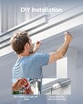 Lumières extérieures permanentes eufy E22, 100 pi avec 60 lumières triple LED, RGBWW intelligent pour Noël, quotidien et vacances, jusqu'à étanchéité IP67, thèmes lumineux AI pour décorations de Noël, fonctionne avec les caméras eufy