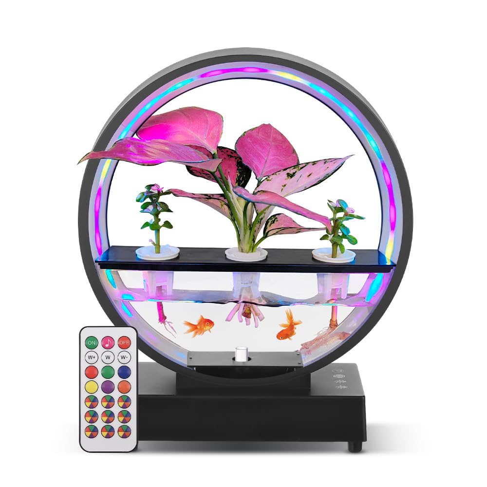 Amazon.co.jp: 水機能屋内 BT スピーカー付き水槽ウォーターポンプ LED