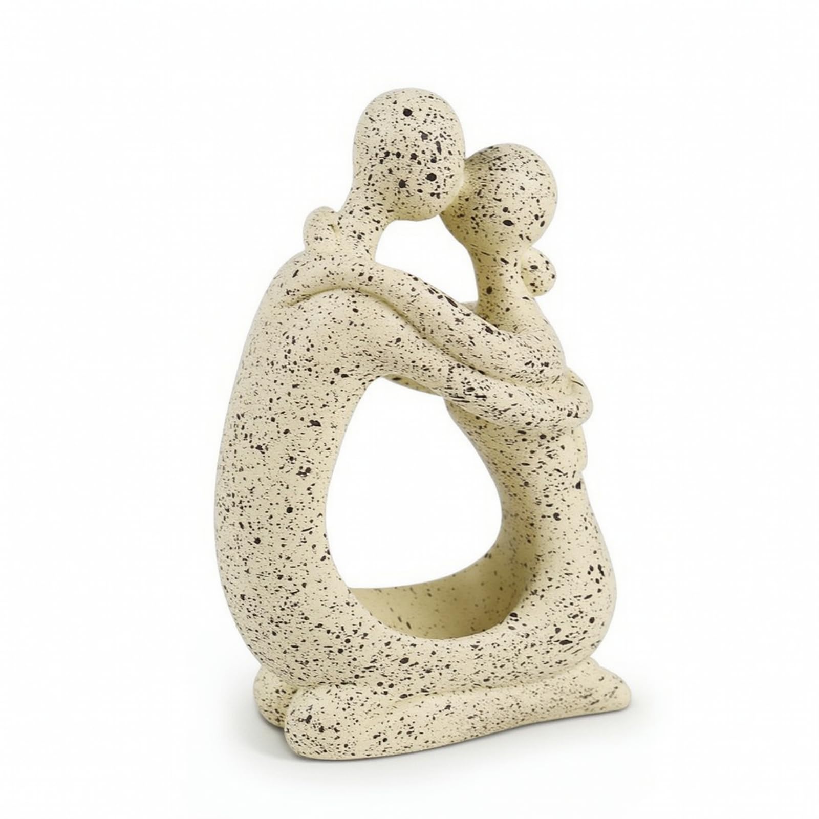 Qianly Stiftehalter mit Figur Dekorativ Stifthalter Modern Stiftebecher für Büro, Marmor