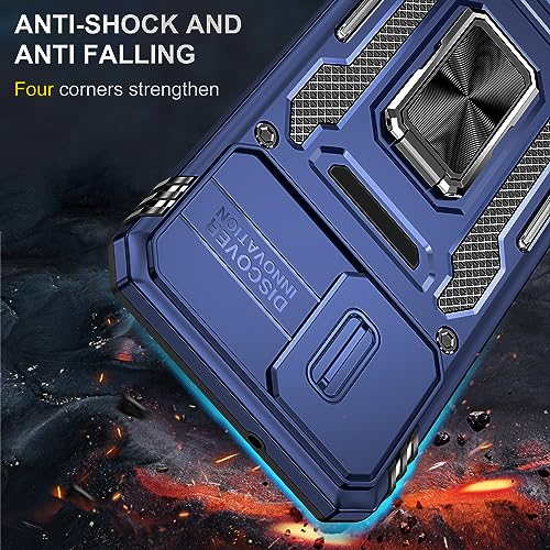 Coque robuste Motorola E13 antichoc bleu marine