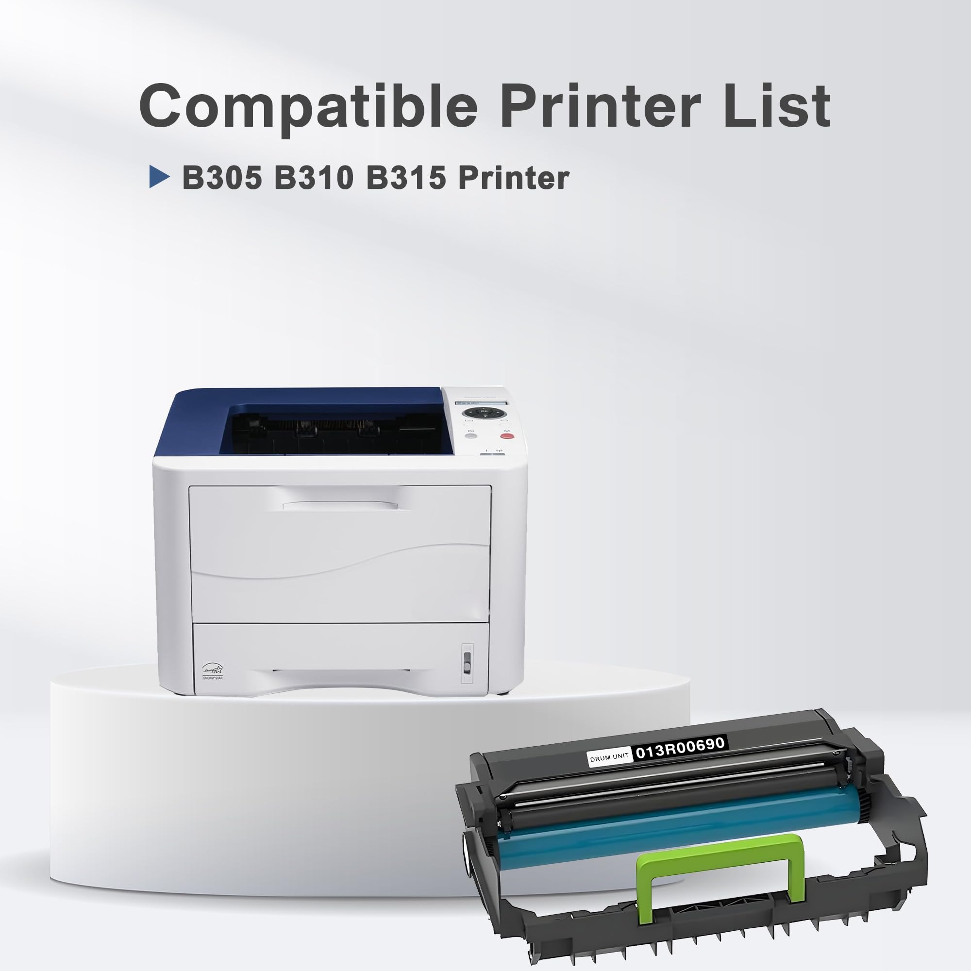 B310 zamiennik bębna do drukarki Xerox B310 013R00690 do drukarki B305 B310 B315, 1 x czarny bęben B310 (wysoka wydajność 40 000 stron)