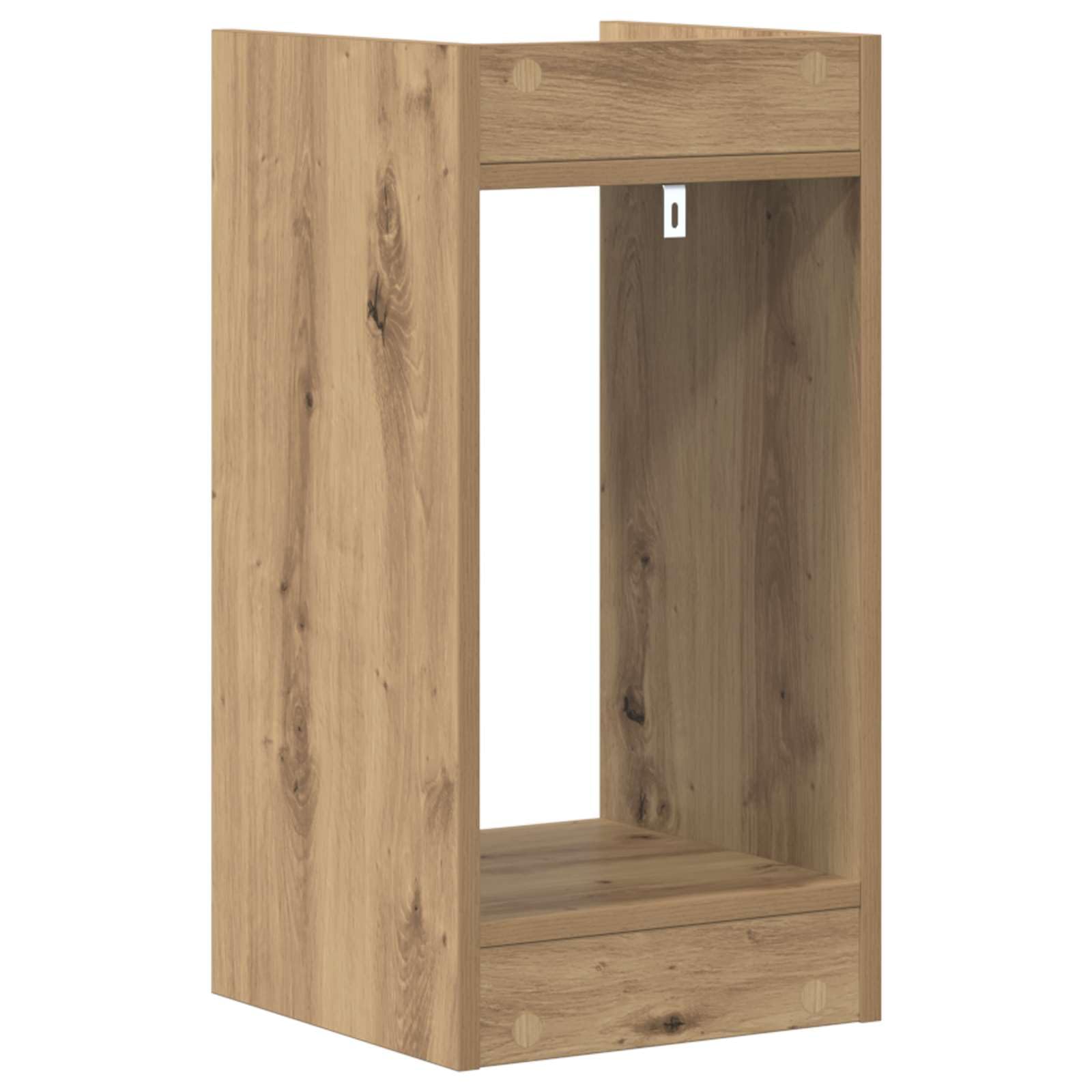 Pflanzenständer Artisan-Eiche Holzwerkstoff 30 x 30 x 60 cm mit 2 Regalen platzsparend für Zimmerpflanzen Blumentopf Dekoration Indoor und Balkon