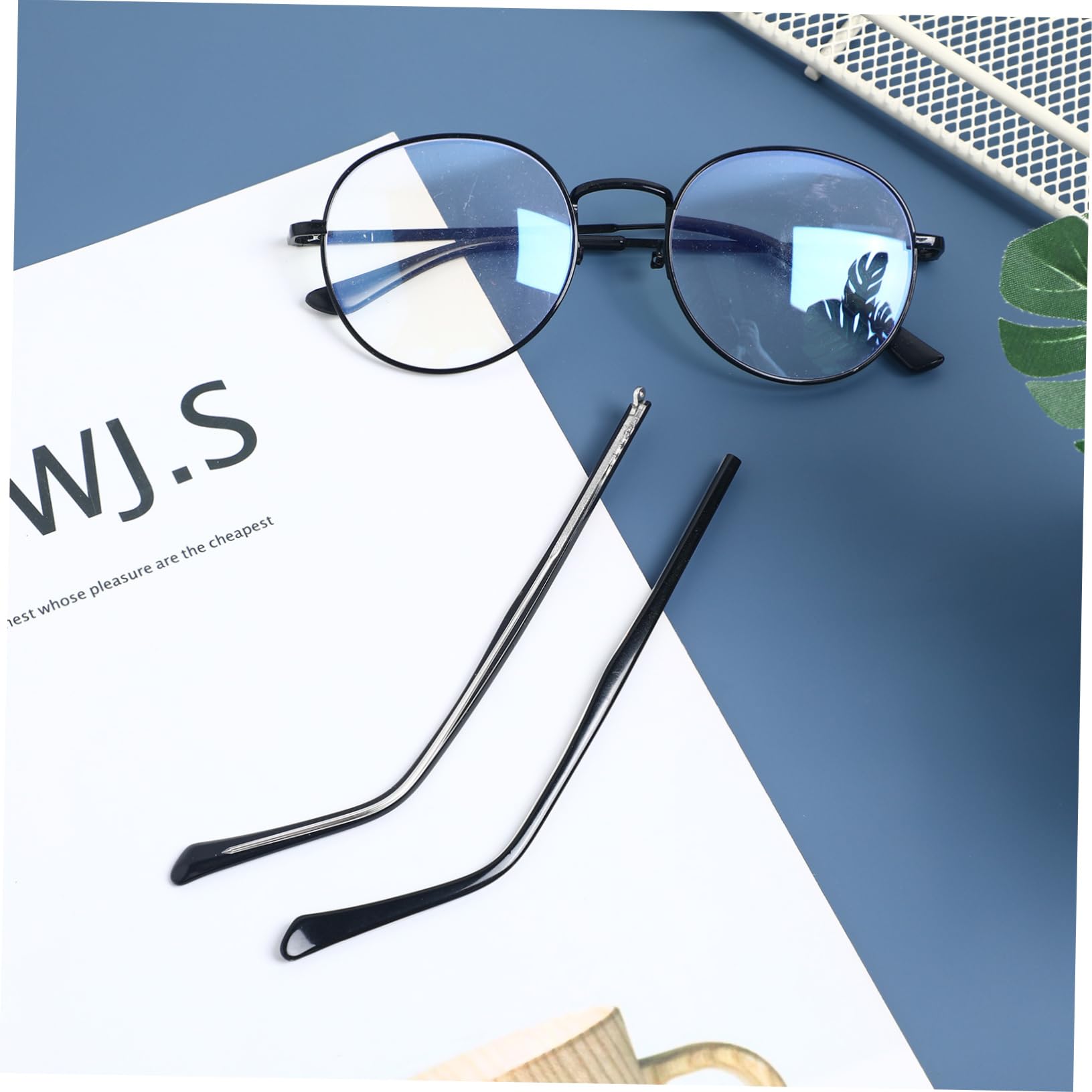 SOLUSTRE Branche De Lunettes Metal Pour Femmes Et Hommes Branche De Remplacement De Lunettes De Soleil