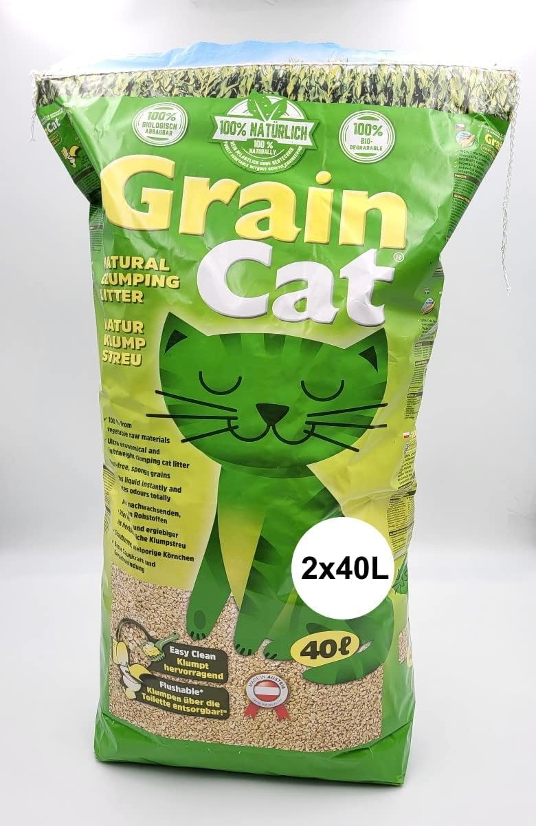 Green Cat Öko-Katzenstreu klumpend 8 x 12 Liter 96 Liter
