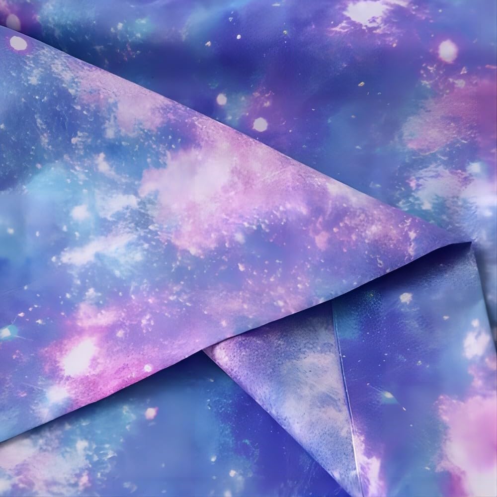 SDIII 4PCS Colorful Galaxy Queen Sheets Set Soft Microfiber Space Sheets Queen Dreamy Galaxy Bedding Sheet Set for Girls Boys Kids Teens All Season