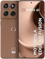 Smartphone Motorola Edge 60 Fusion 5G - 256GB 16GB (8GB RAM+8GB Ram Boost) 50MP Sony AI Camera IP68 NFC - Mocha Mousse