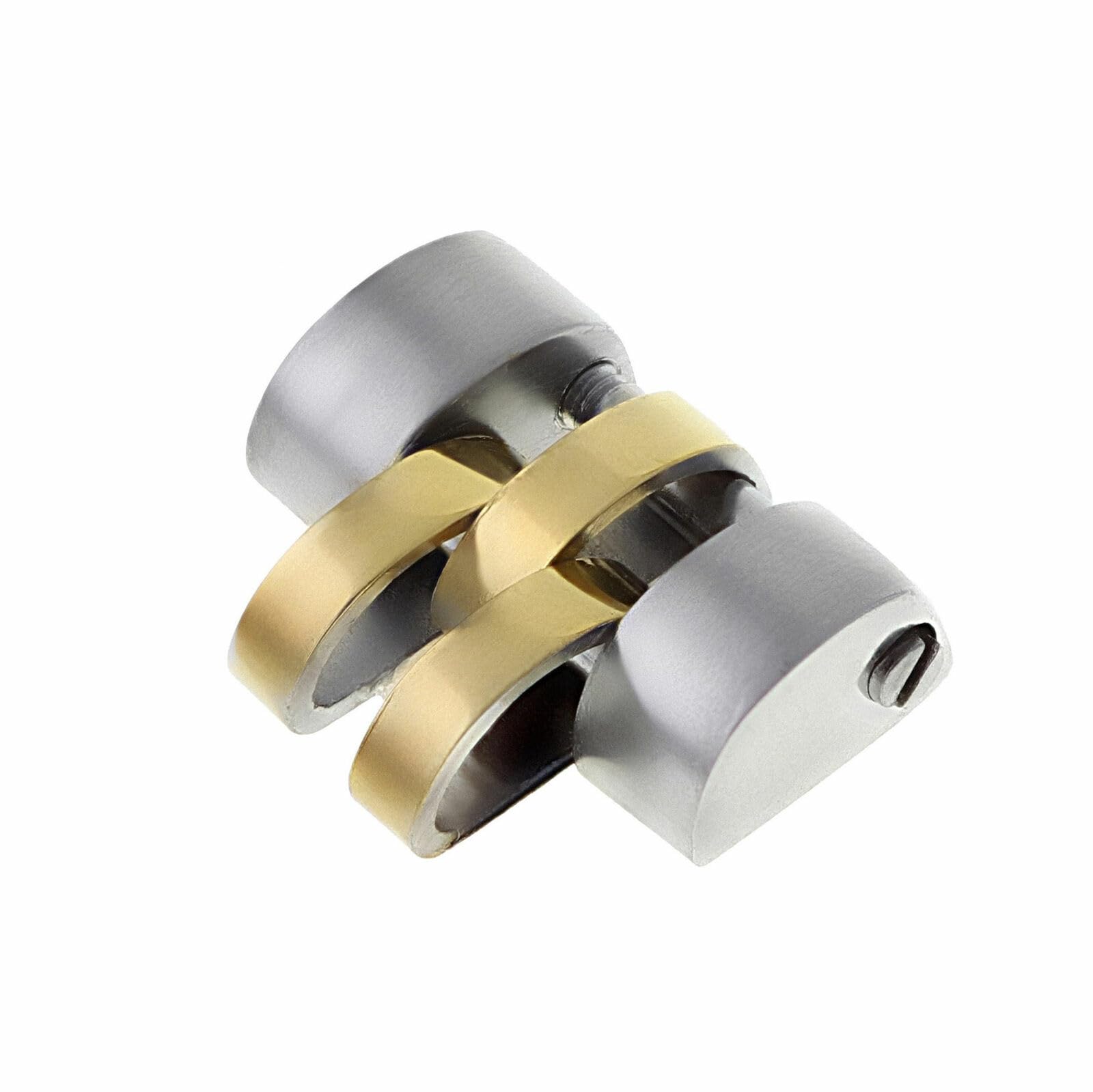 Ewatchparts 10MM LINKS FOR JUBILEE WATCH BAND LADY COMPATIBLE WITH ROLEX 6517,6917 6919 TWO TONE PLATED