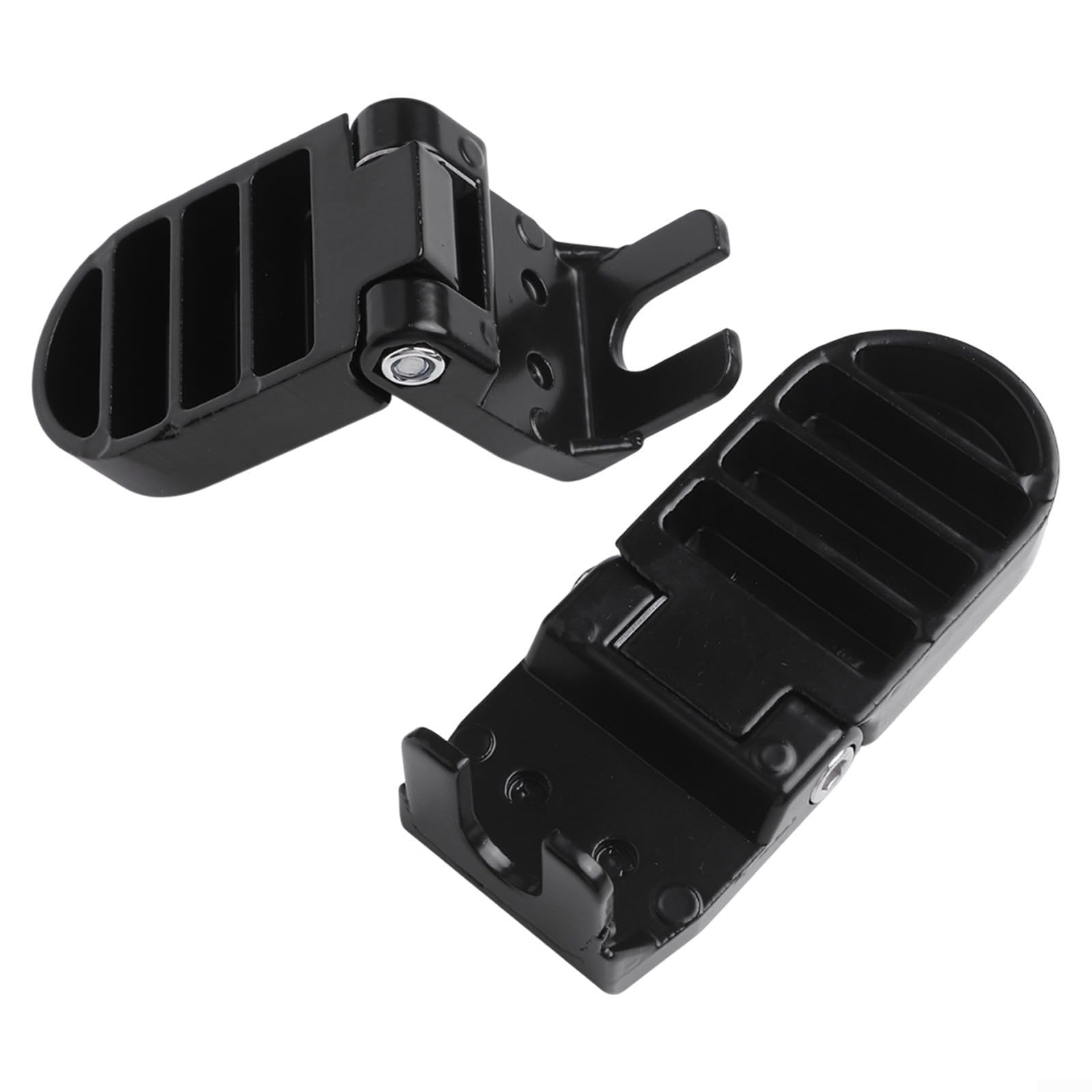 Poggiapiedi per bici elettrica, posteriore, passeggero, pieghevole, in lega di alluminio, per mountain bike, mountain bike, mountain bike, colore nero (M15)