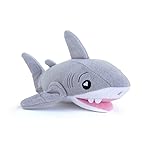 SoapSox Kids Exfoliating Bath Scrub (Tank the Shark) - Soft Animal Toy Wash Cloth Sponge with Soap Pocket Insert - Fun Loofah Characters for Babies, Kids and Children