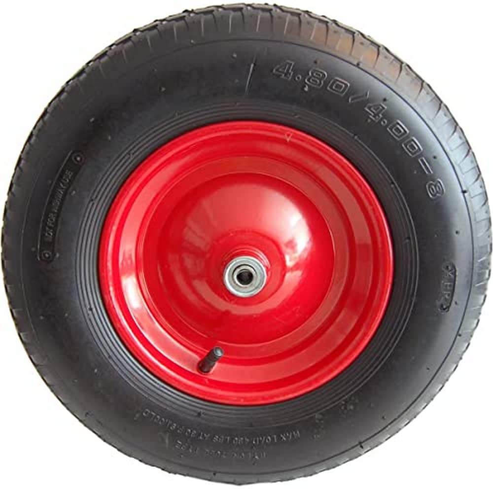 Roue de brouette 16 pouces HOME It en caoutchouc avec jante acier pour charge 150 kg
