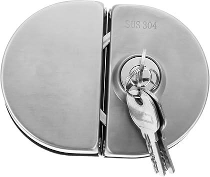 Half Round Double Door Lock, Sliding Door Bolt, Sliding Glass Door Lock, Frameless Glass Door Lock, Anti-lock, Single Swing Lock, Patio Lock, Frameless Door, Shoke