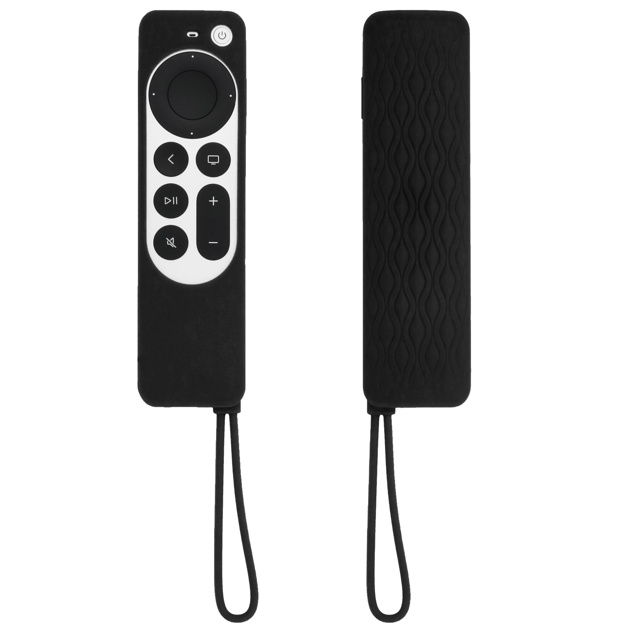 TOKERSE Silicone Case for Apple TV Siri Remote 2021 2022 - Anti Slip Shockproof Soft Remote Protective Cover for Apple TV 4K / HD Siri (2nd Gen/ 3rd