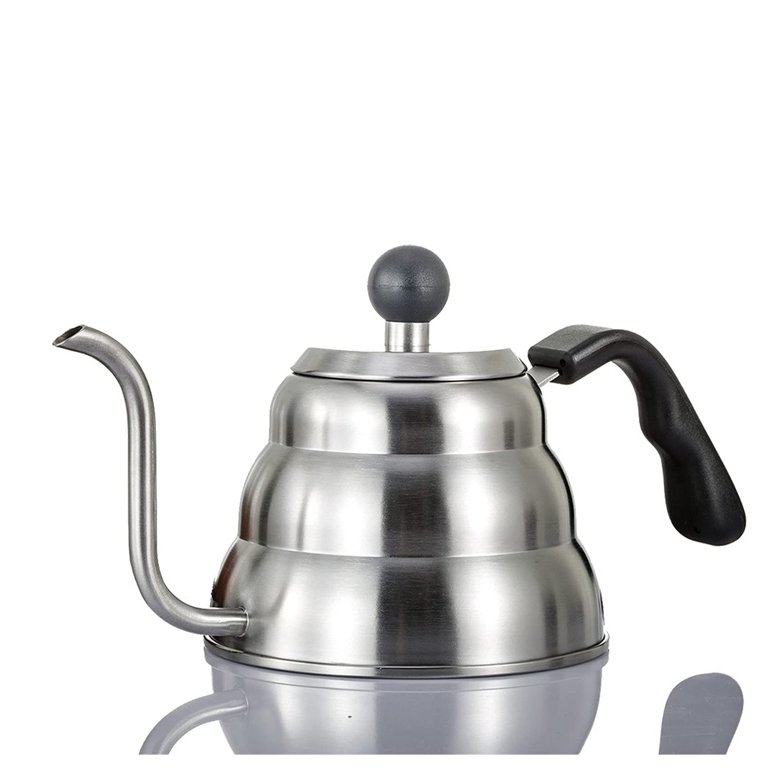 Hervidor de café Cafetera de goteo, tetera for café, cisne, cuello largo, acero inoxidable, boca fina, cuello de cisne, tetera de goteo de nube, 1L/1,2 L Uso doméstico (Color : 1.2L)