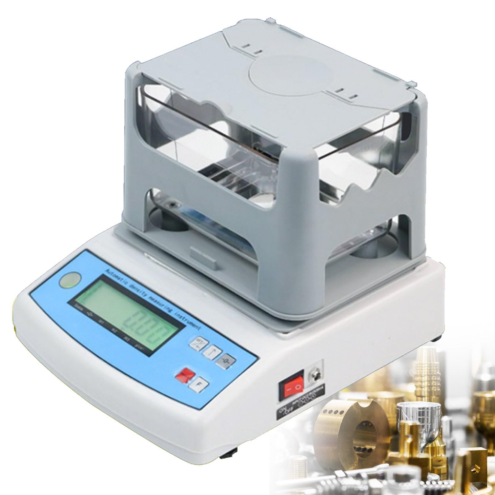 Analizator czystości złota z wyświetlaczem LCD, nieniszczący tester gęstości metali szlachetnych do złota, srebra, platyny i palladu, idealny do kontroli biżuterii Solid