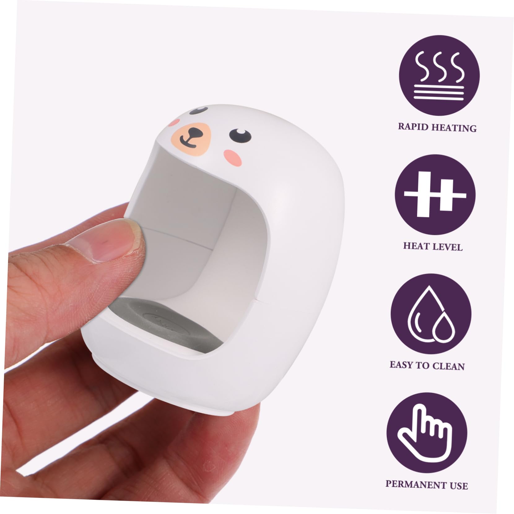 IWOWHERO 1Set Portable Nail Polish Dryer Gel Curing Light for Manicure Home Salon Use Design for All Nail Gels Essential Manicure Supplies