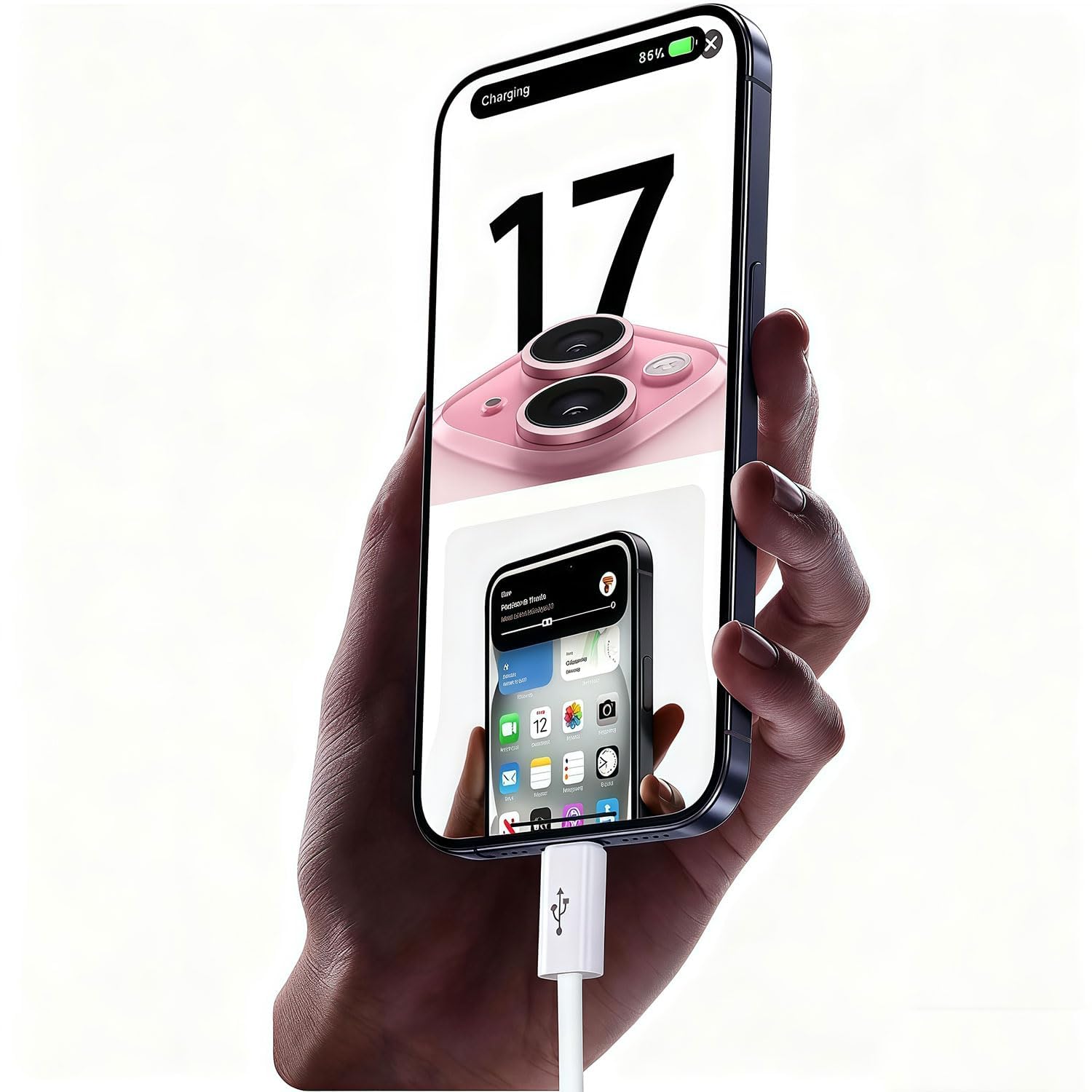 Photo 1 of [3-Pack 10ft] USB to USB C Cable 240W Fast Charging, Reinforced Woven Type C Charger Cord Support CarPlay, Compatible with iPhone 17 16 15 Pro Max Plus, Samsung S26 S25, iPad, Airpods