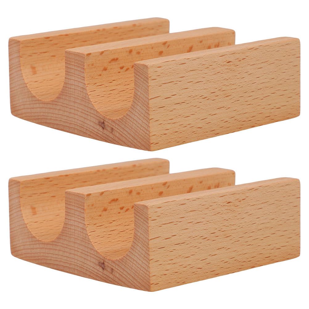 Support à Sushis en Bois en U, Lot de 2, Style Japonerie