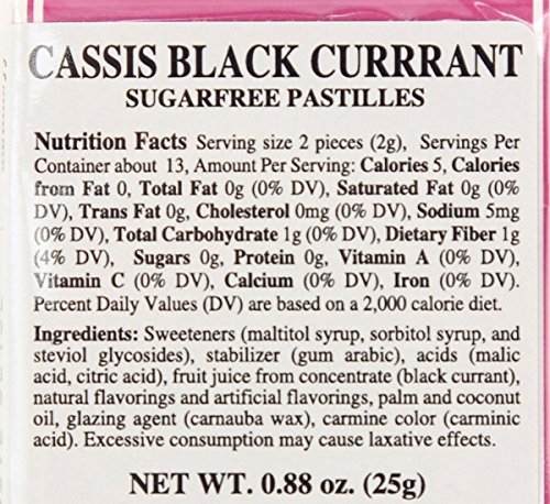 12 Pack Läkerol Cassis Black Current Sugar Free Pastilles miniatura 2
