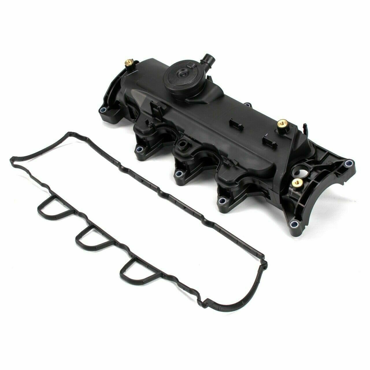 Partsline Cache-culbuteurs avec soupape de reniflard compatible pour Dacia Duster, Dokker, Renault Clio IV, Captur – 8200629199 1326400Q0J 7701070607