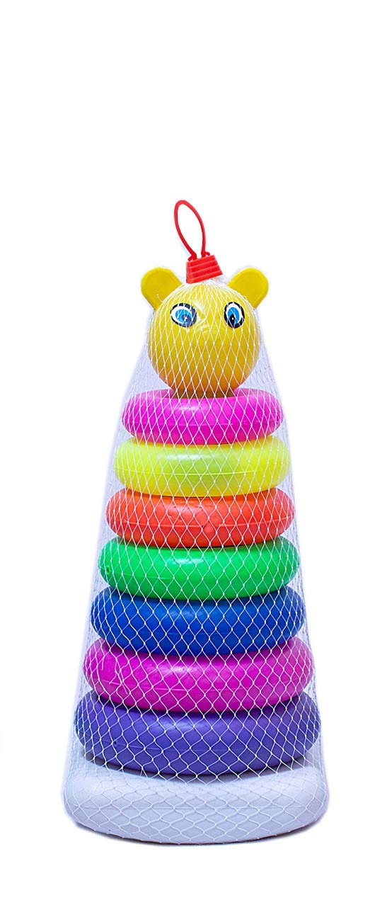 Negi Stacking Colourful Teddy Rings for Growing Babies,Toddlers - 5 Rings (Multicolor) (7 Rings) (B08YKBBJPQ) Amazon Price History, Amazon Price Tracker