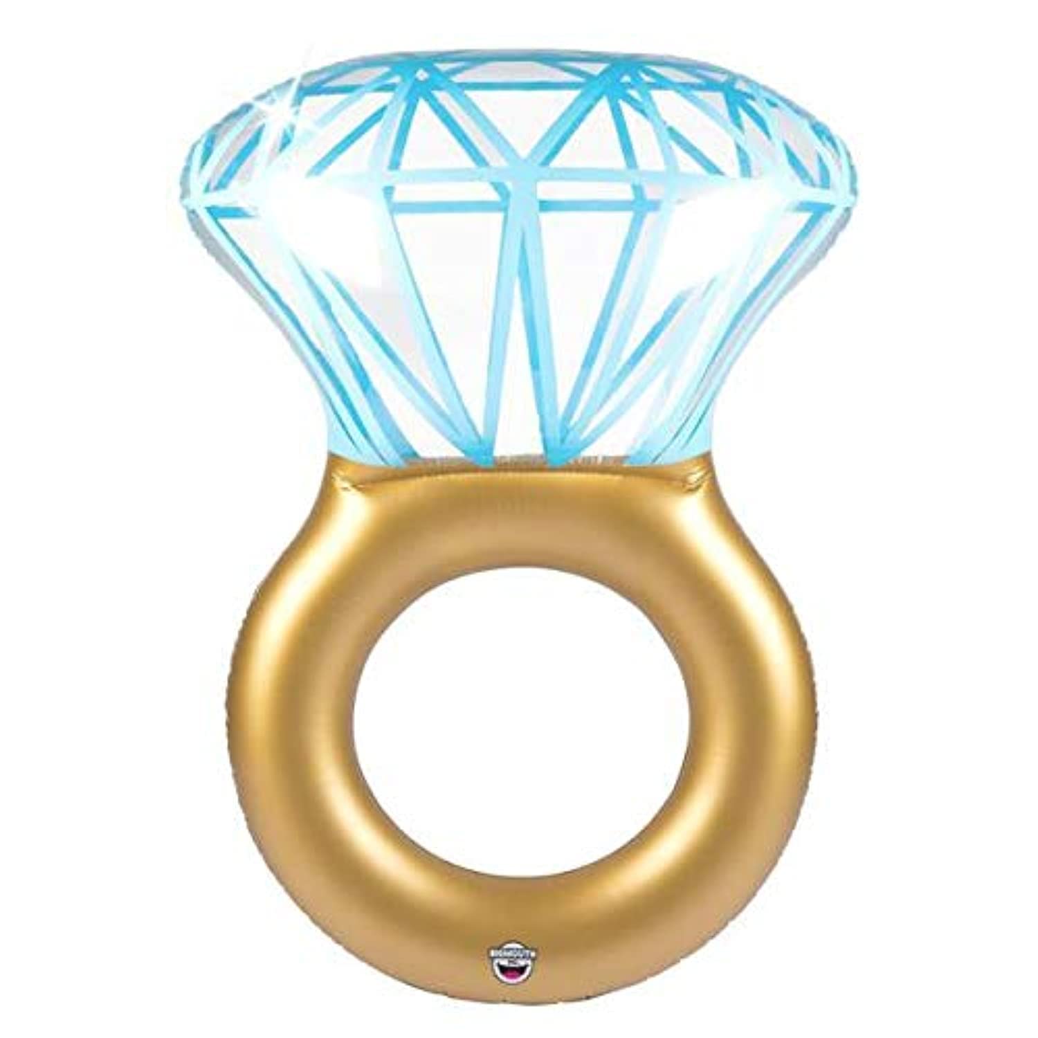 Inflatable Giant Diamond Bling Ring Pool Float Swimming Beach Circle Pool And Sea Toy Relaxing Holiday Summer Water Toy