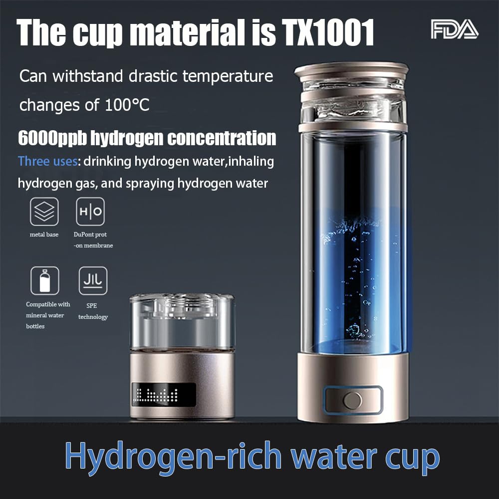 Nouvelle bouteille d'eau hydrogène 6000 PPB [Technologie Ultra PEM