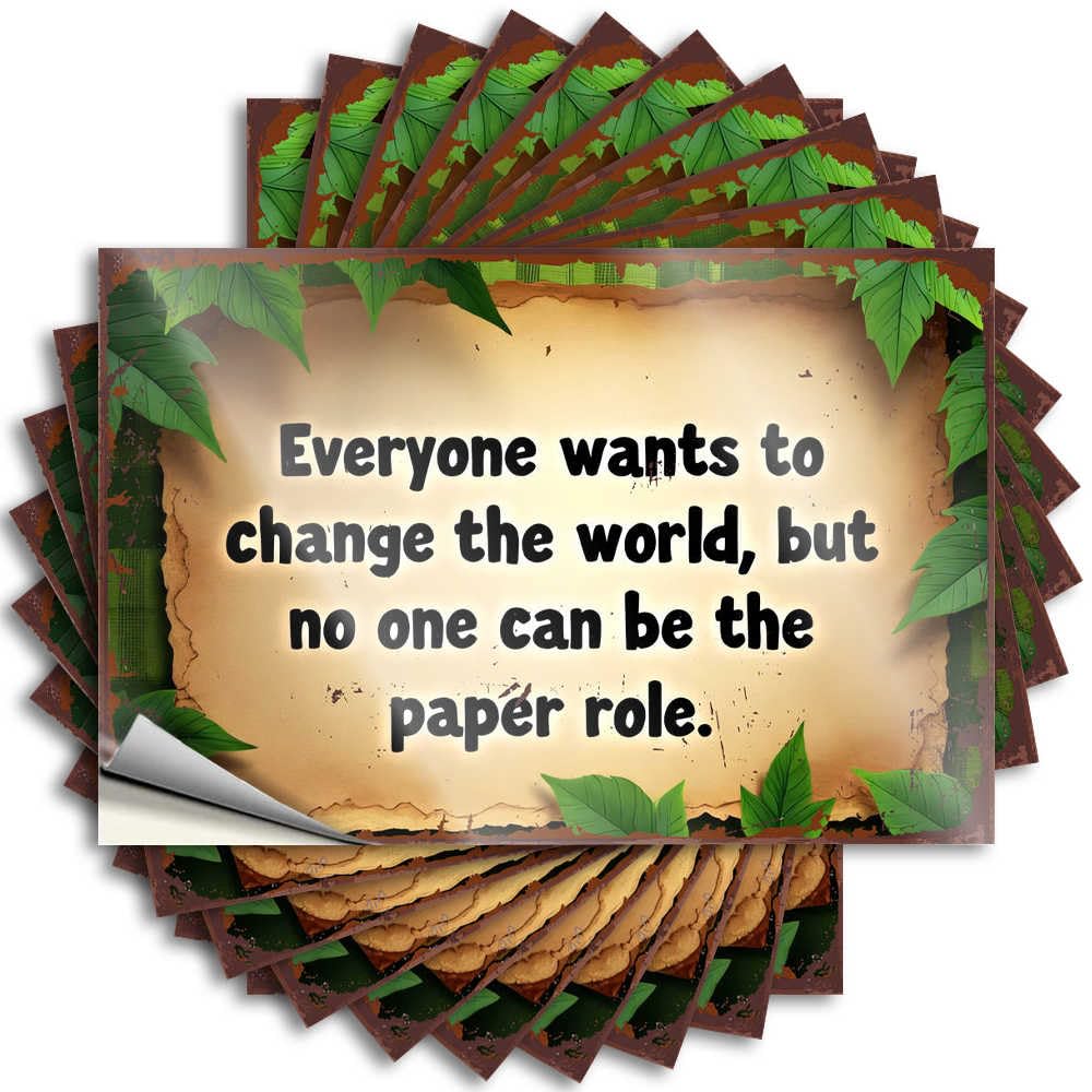 Sticker Summer, Exterior Bottle Make Your Mark: Don't Be Just Paper! | Sweet(6X9CM)
