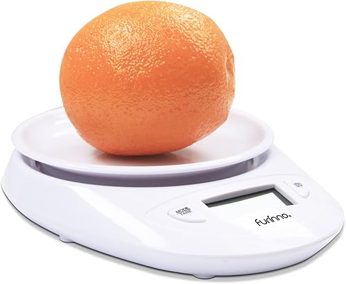 Miniatura 3 de Furinno DaPur - Báscula de cocina de precisión, color blanco