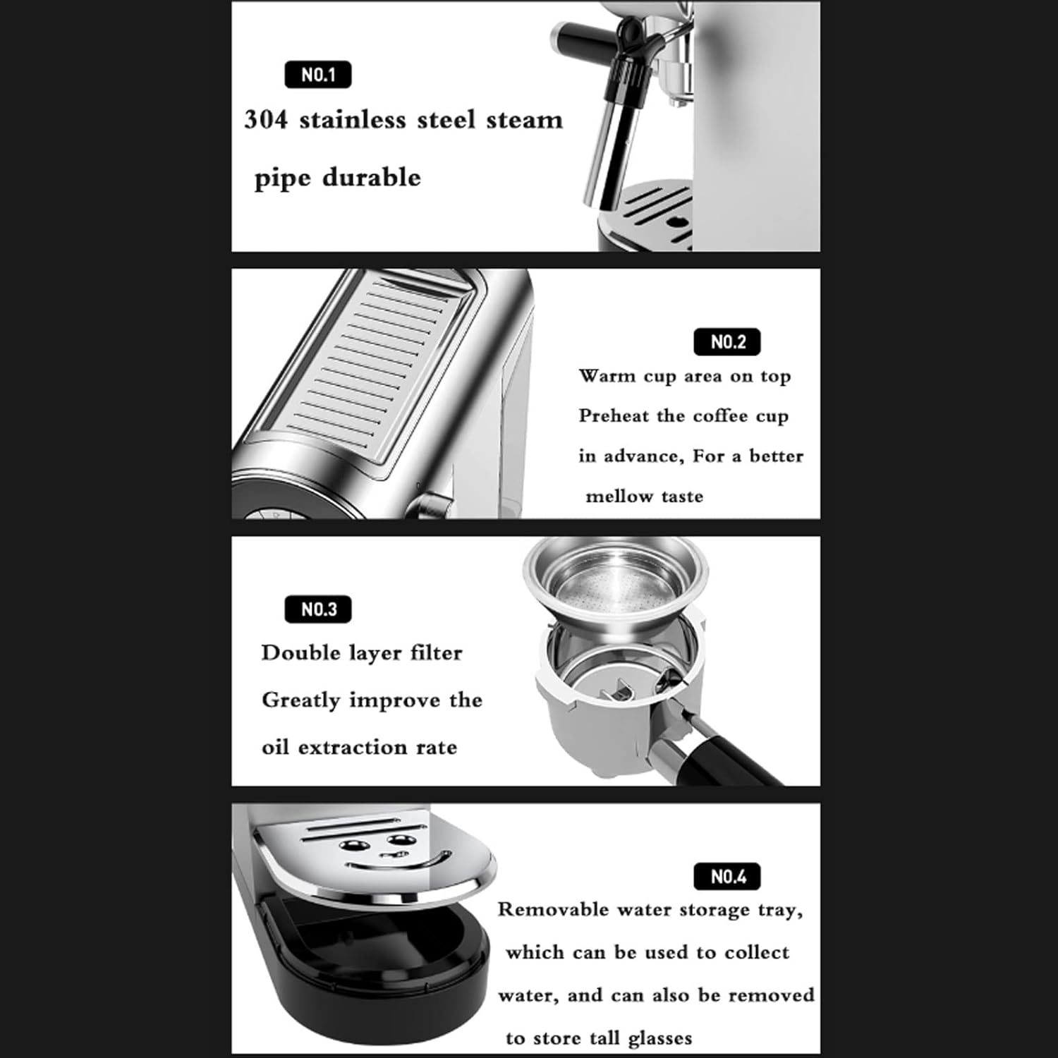 Features for maintenance and convenience