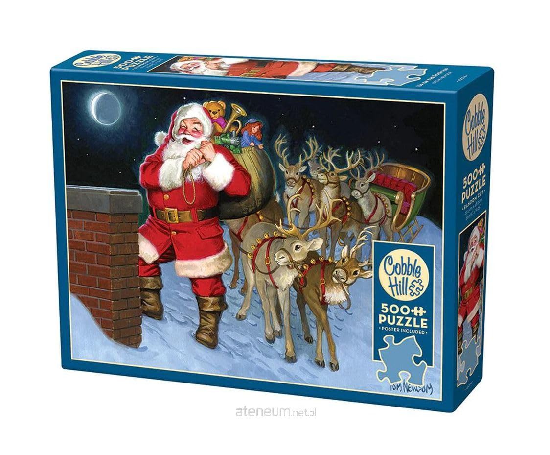 Cobble Hill 500 Piece Puzzle - Up on The Rooftop - Sample Poster Included