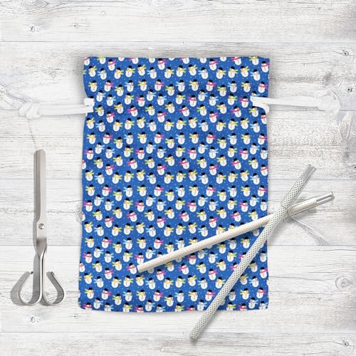 Image of ArtzFolio Snowman | Pouch Wrist Potli Bag | Bag for Weddings & Casual Parties