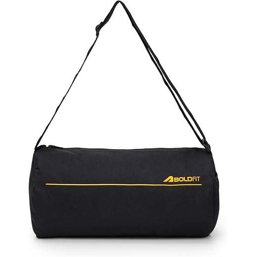 Boldfit Gym Bags for Men Compact Sports Duffle for Women Unisex Duffle Bag for Carry & Travel Adjustable for Shoes Towel Duffel Sports Bag 17L